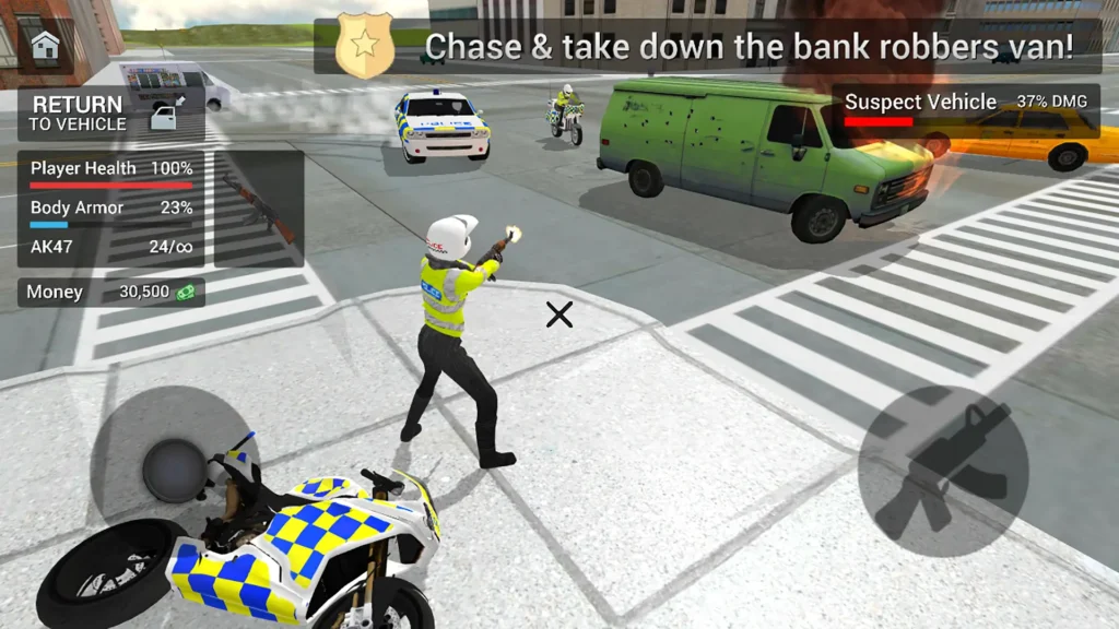 Police Car Driving Motorbike - Jogo de Polícia