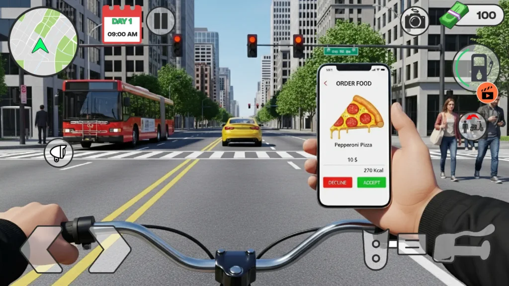 Fast Food Delivery Simulator - Jogo de Entregas para Android