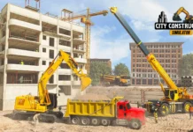 City Construction Simulator: construa a cidade dos seus sonhos operando máquinas pesadas City Construction Simulator