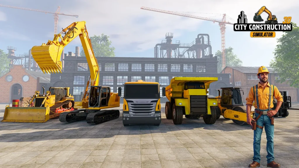 City Construction Simulator - Jogo de Caminhões e Máquinas Pesadas